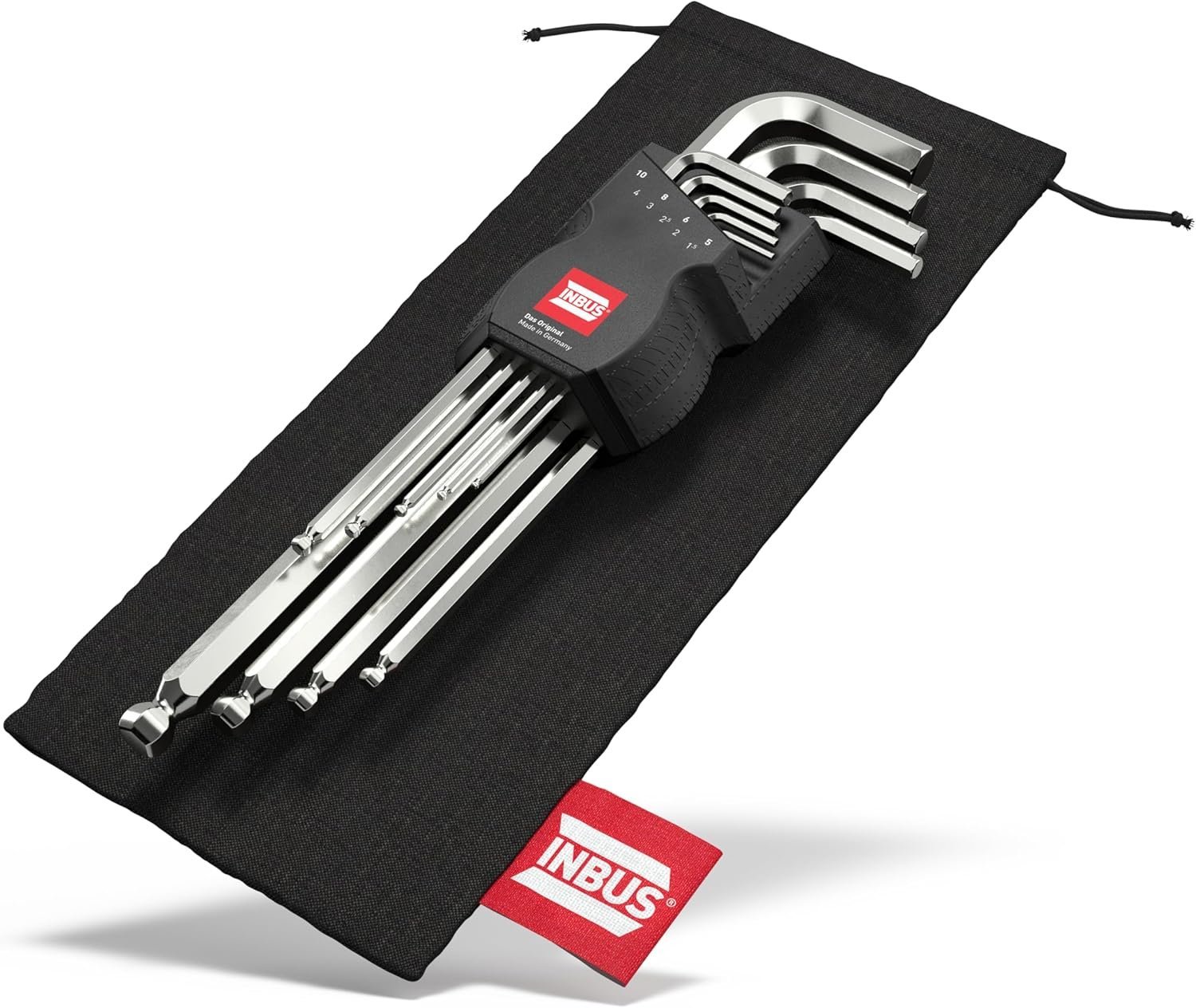 INBUS® 70167 Winkelschraubendreher Set 9tlg, mit Kugelkopf – Bild 6