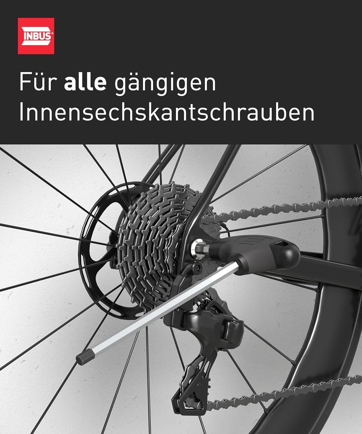 INBUS® 70129 T-Griff Schraubendreher Set 8tlg, 2–10mm, mit HybridTouch – Bild 3