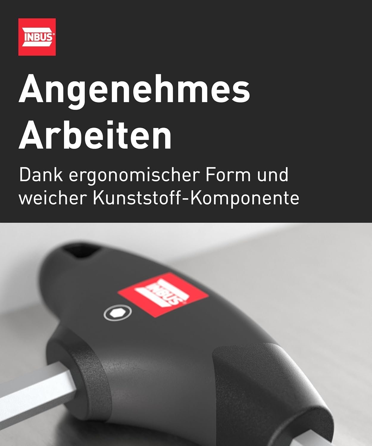 INBUS® 70129 T-Griff Schraubendreher Set 8tlg, 2–10mm, mit HybridTouch – Bild 4
