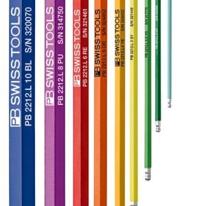 PB SWISS TOOLS 100° Innensechskantschlüssel 2212.LH-10 RB CN 9-tlg.