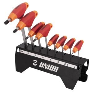 Unior 193HX-US.1 T-Griff Innensechskantschlüssel-Set, HX2-HX10/8, 629820UN Unior 193HX-US.1 T-Griff Innensechskantschlüssel-Set, HX2-HX10/8, 629820UN